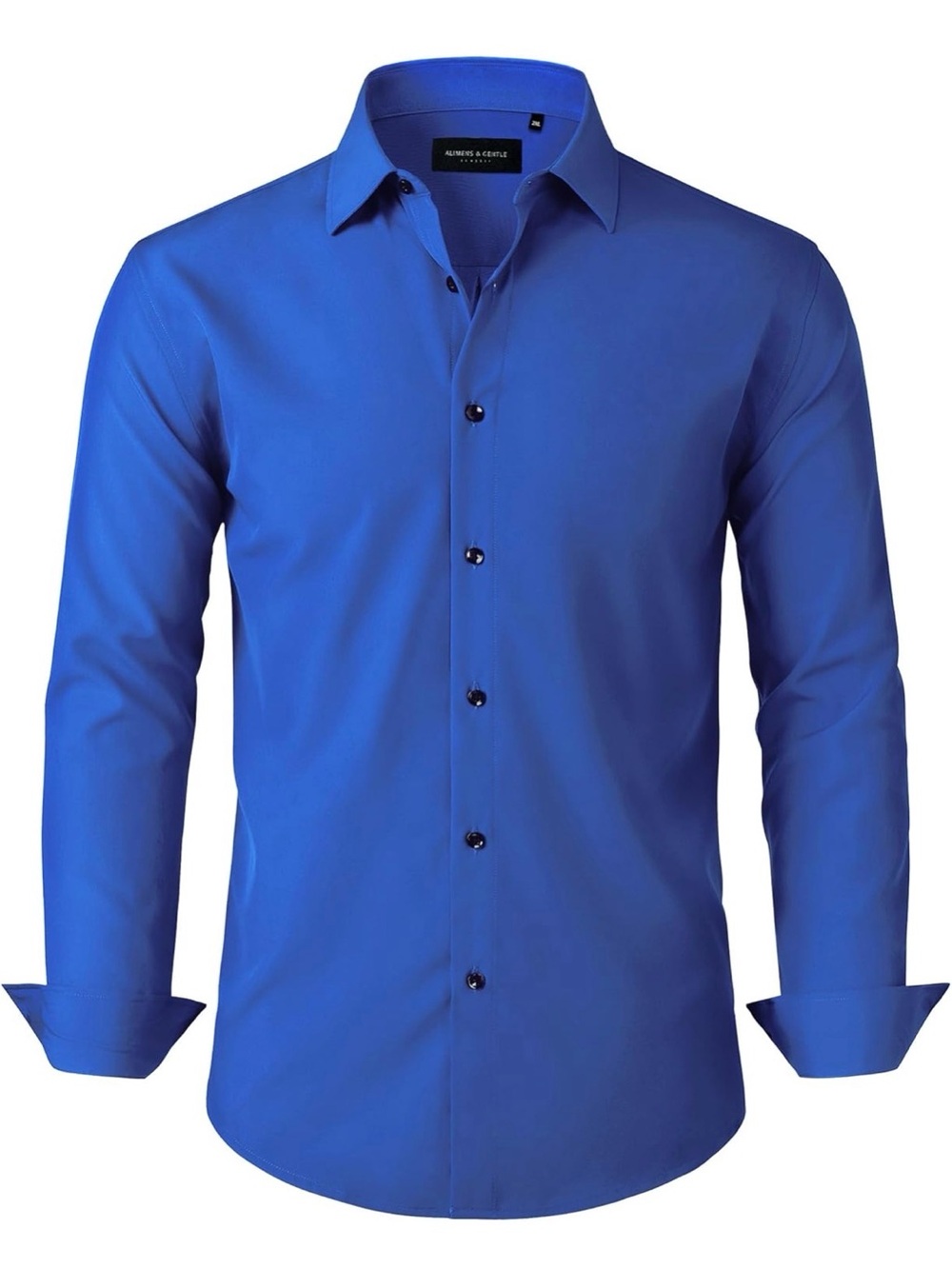 Men's Royal Blue Dress Shirt, new